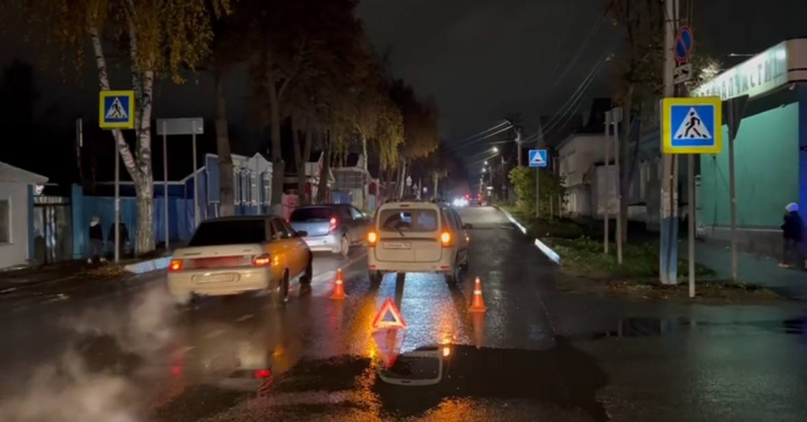 Женщину госпитализировали после ДТП на переходе в Нижегородской области