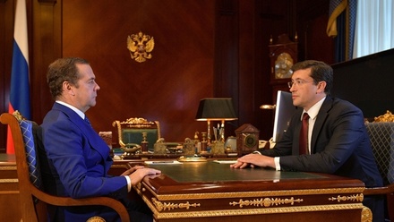 Никитин доложил Медведеву о готовности Нижегородской области к учебному году