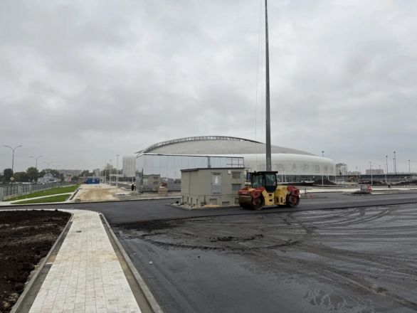 Опубликованы новые фото со стройки Ледового дворца в Нижнем Новгороде - фото 2
