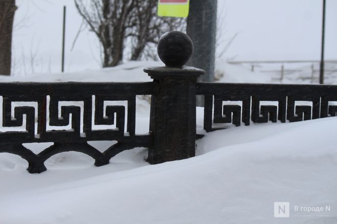 Снежный циклон &laquo;Валли&raquo; обрушился на Нижний Новгород: фоторепортаж - фото 75