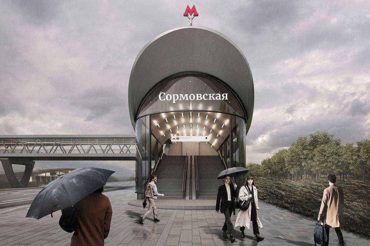 Нижегородец показал эскиз будущей станции метро «Сормовская»