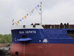 Сухогруз «Пола Харита» спустило на воду «Красное Сормово» в Нижнем Новгороде