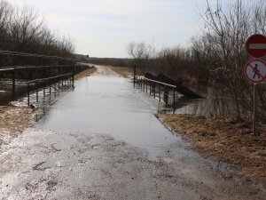 Шесть низководных мостов подтоплены в Нижегородской области