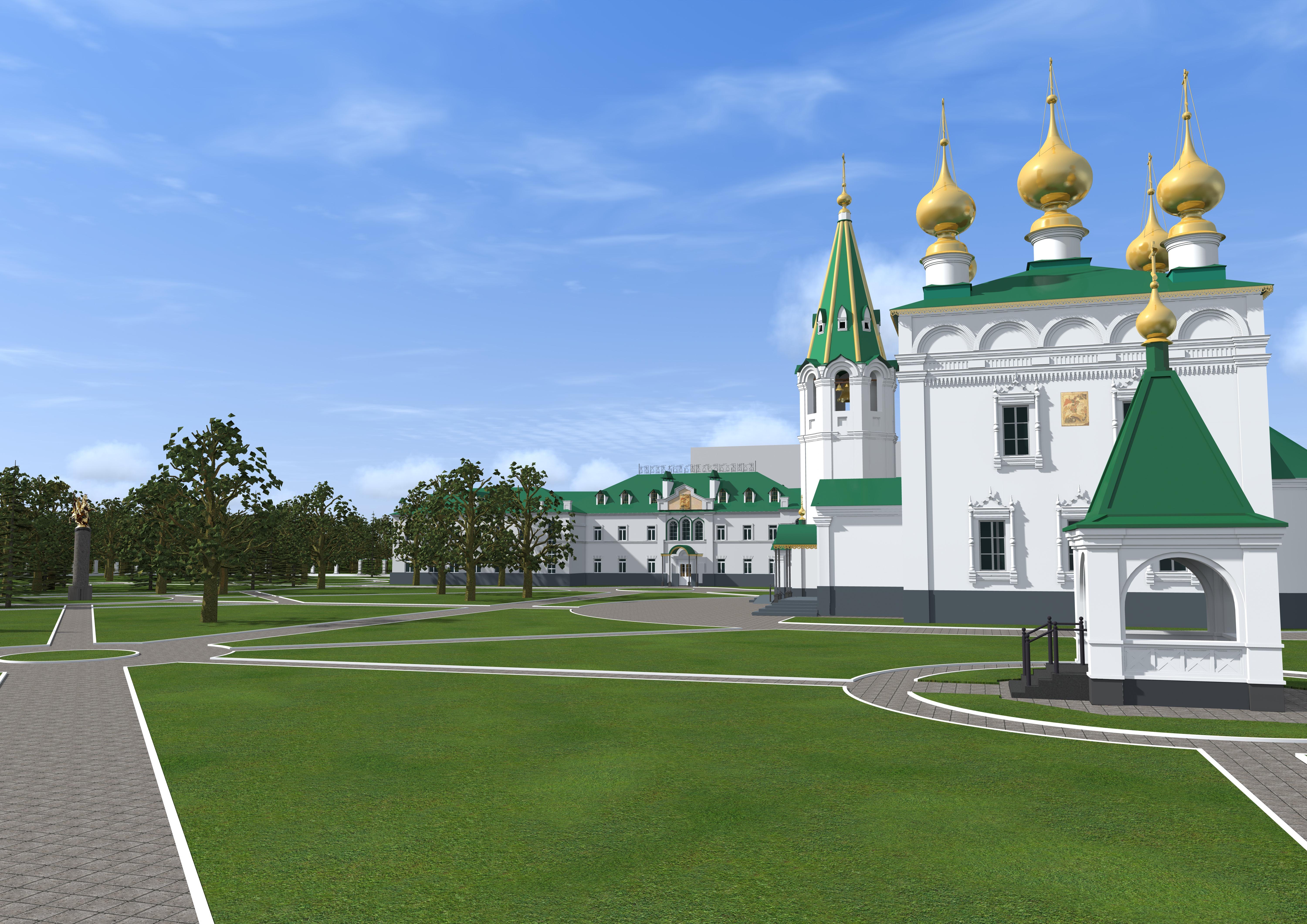 Кресты и купола нового храма освятили в Дзержинске - фото 1