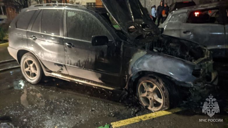 Четыре авто пострадало от вспыхнувшего огня на парковке в Нижнем Новгороде - фото 3