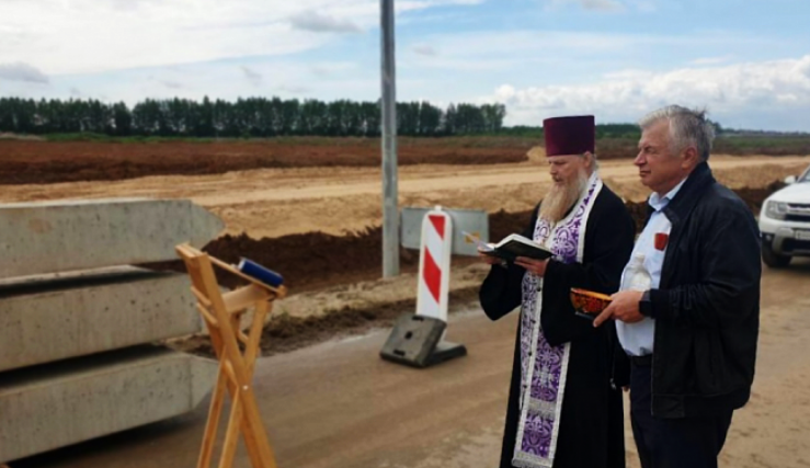 Строительство православного киота началось на трассе М-12 в Нижегородской области - фото 1