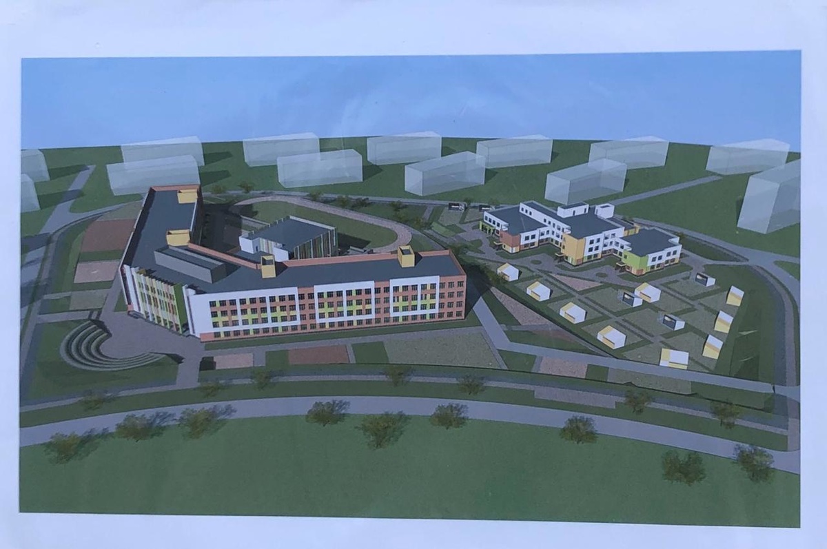 Строительство цокольного этажа школы началось в Новинках - фото 1