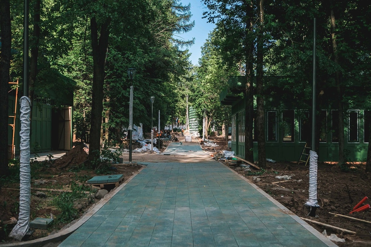 На 75% завершено строительство детского парка &laquo;Швейцария&raquo; - фото 1