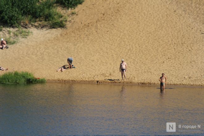 Выживание в жару: фоторепортаж с пляжей Нижнего Новгорода - фото 32