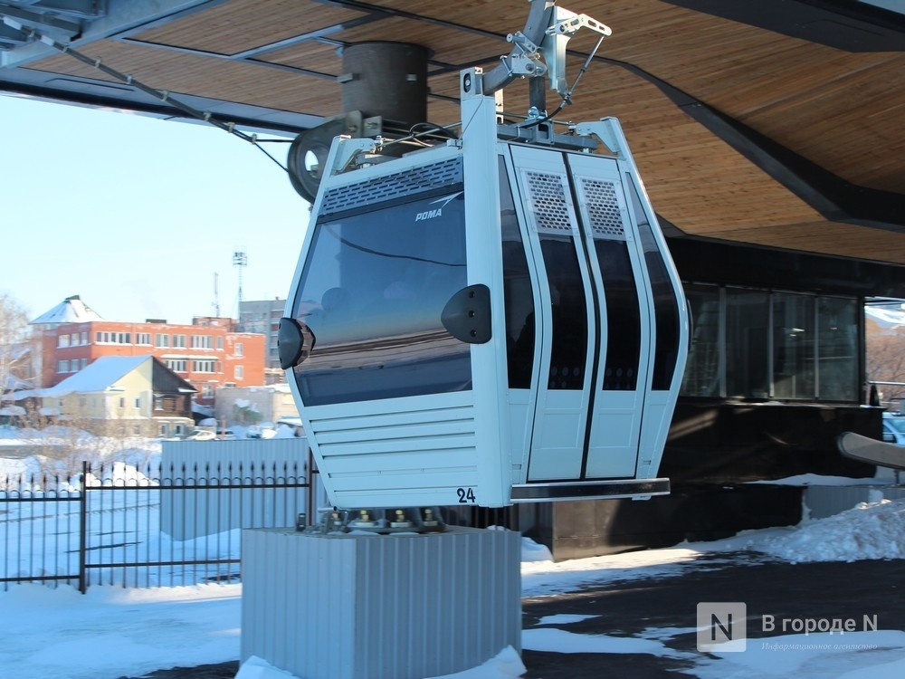 Канатную дорогу в Нижнем Новгороде закроют 23 января - фото 1