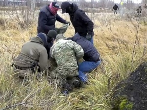 Задержание 18 террористов ИГ в России попало на видео