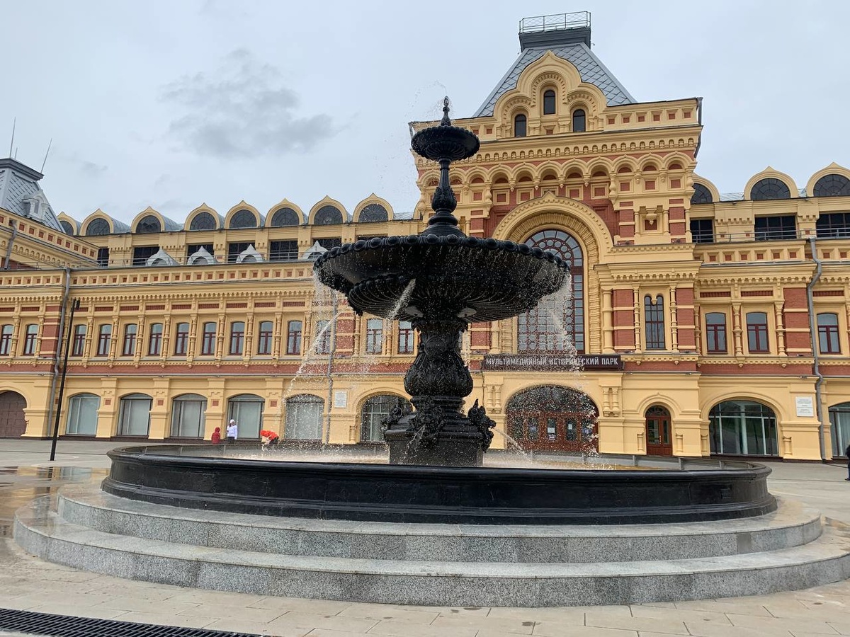 Реконструкция фонтана на территории Нижегородской ярмарки завершена - фото 1