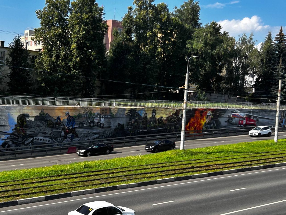 Граффити со спасателями МЧС на Окском съезде планируется завершить ко Дню Нижнего Новгорода - фото 2