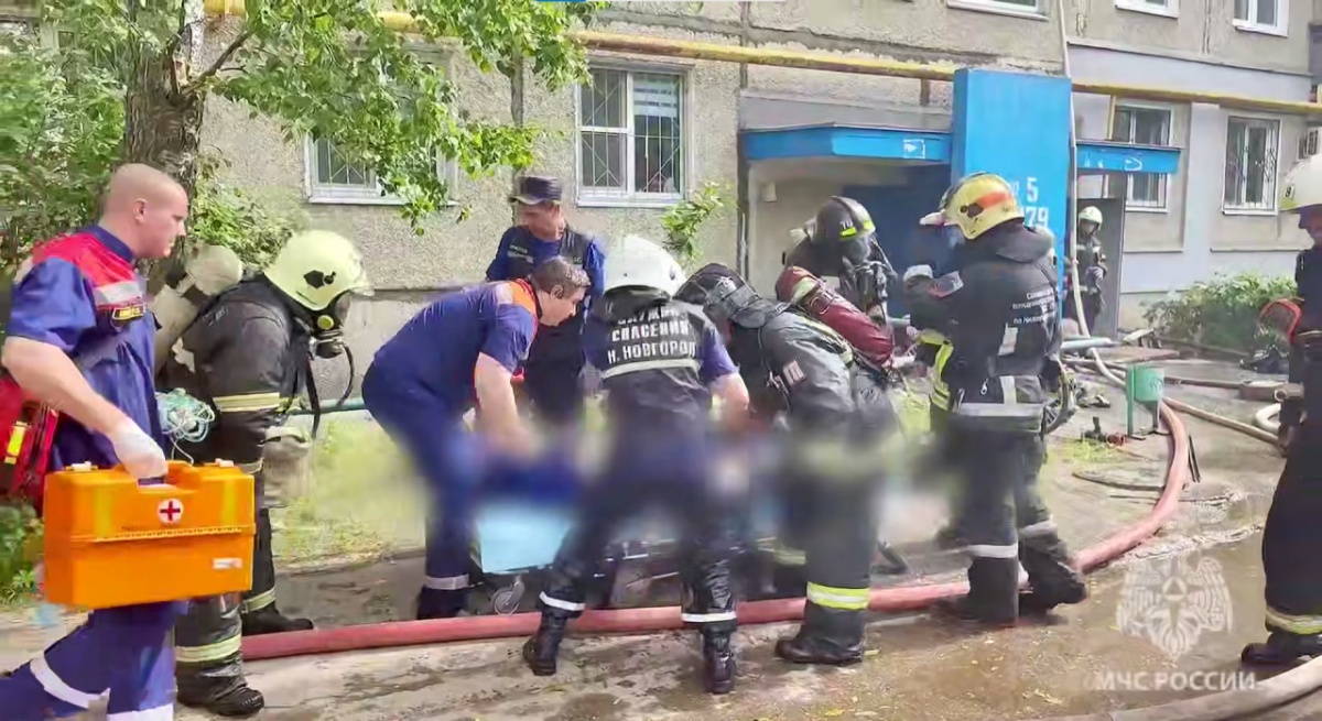 Открытое горение ликвидировали на улице Пермякова в Нижнем Новгороде - фото 1