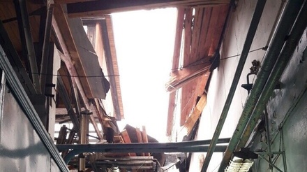 В Сормовском механическом техникуме обрушилась крыша