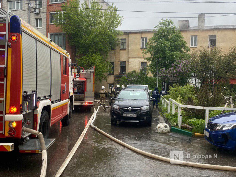 Один человек погиб в пожаре в центре Нижнего Новгорода - фото 2
