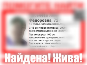 Заблудившуюся в борском лесу пенсионерку нашли спустя два дня